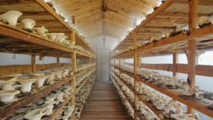 झोपड़ी में मशरूम की खेती