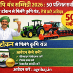 Firefly gpt image कृषि यंत्र सब्सिडी 2026 50 प्रतिशत सब्सिडी पर टोकन से मिलेंगे कृषि यंत्र ऐसे करें 334614