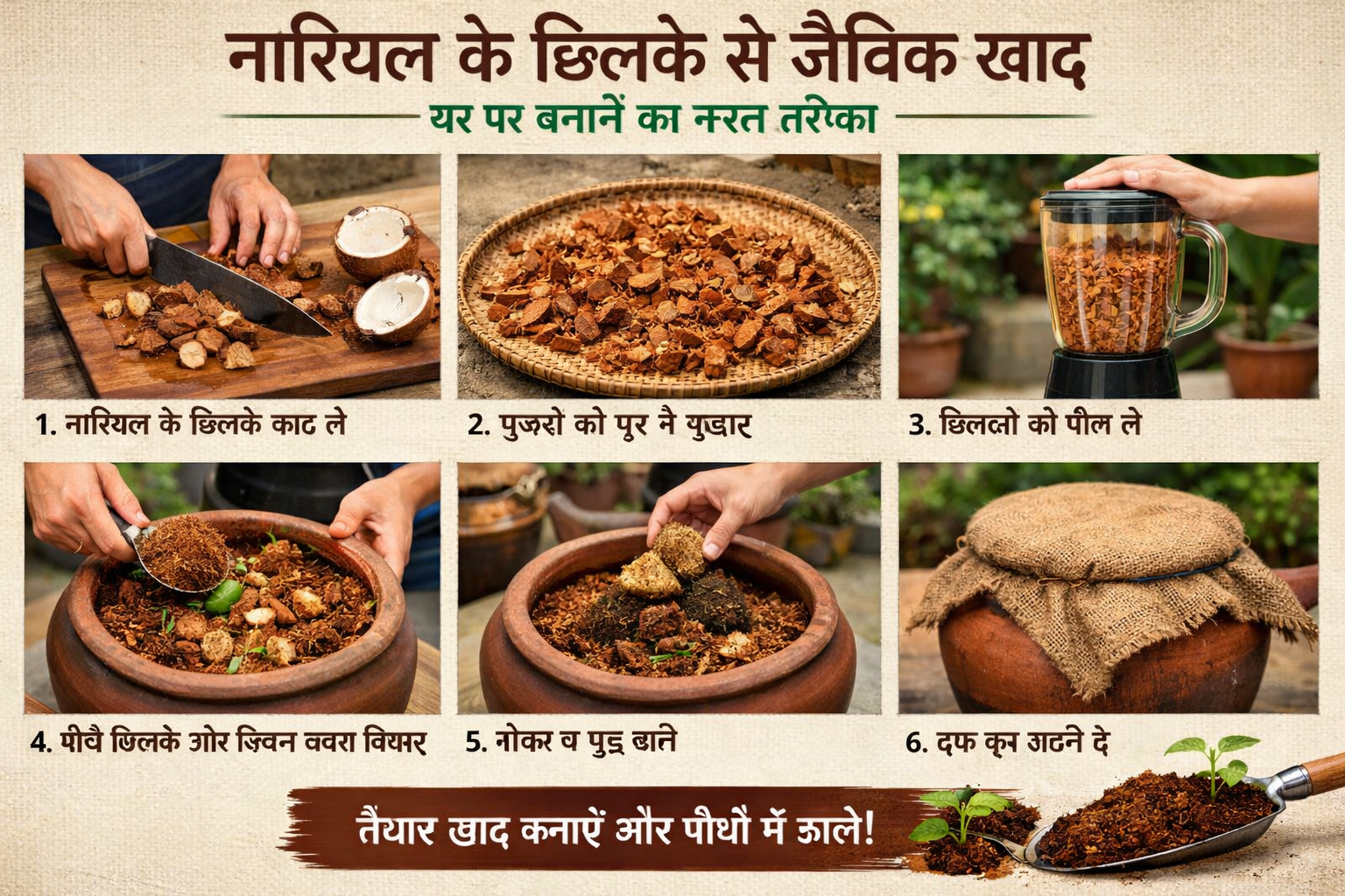 Firefly gpt image नारियल के छिलके से जैविक खाद घर पर बनाने का सरल तरीका 769427