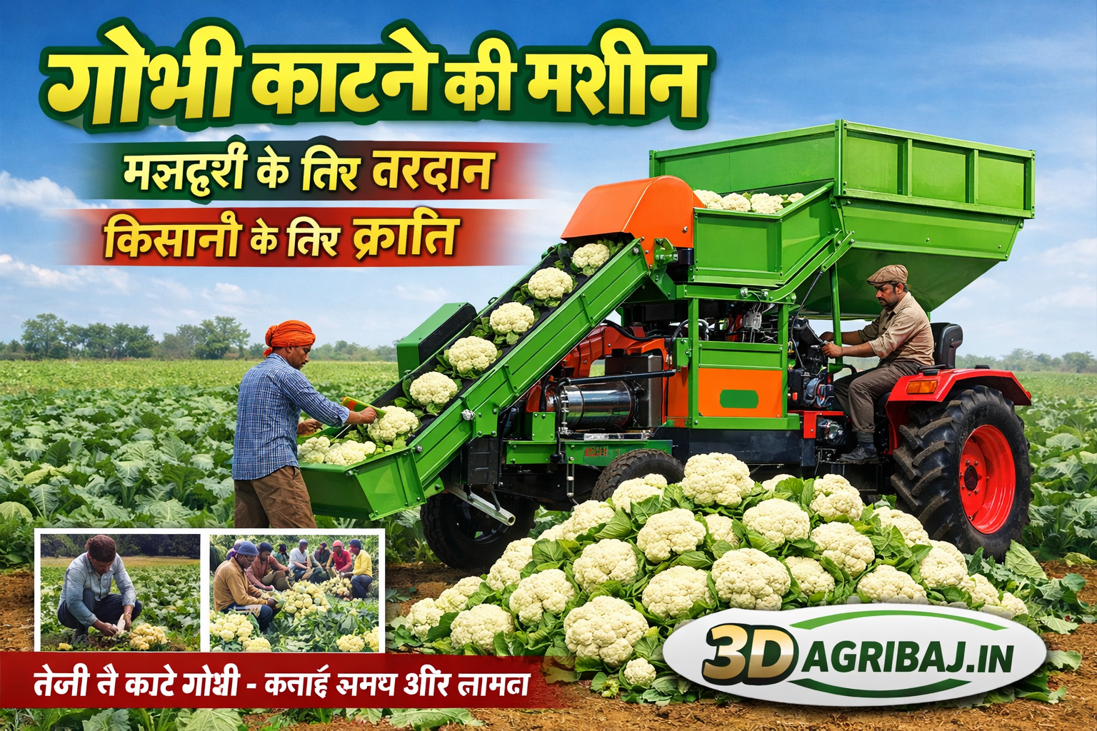 गोभी काटने की मशीन