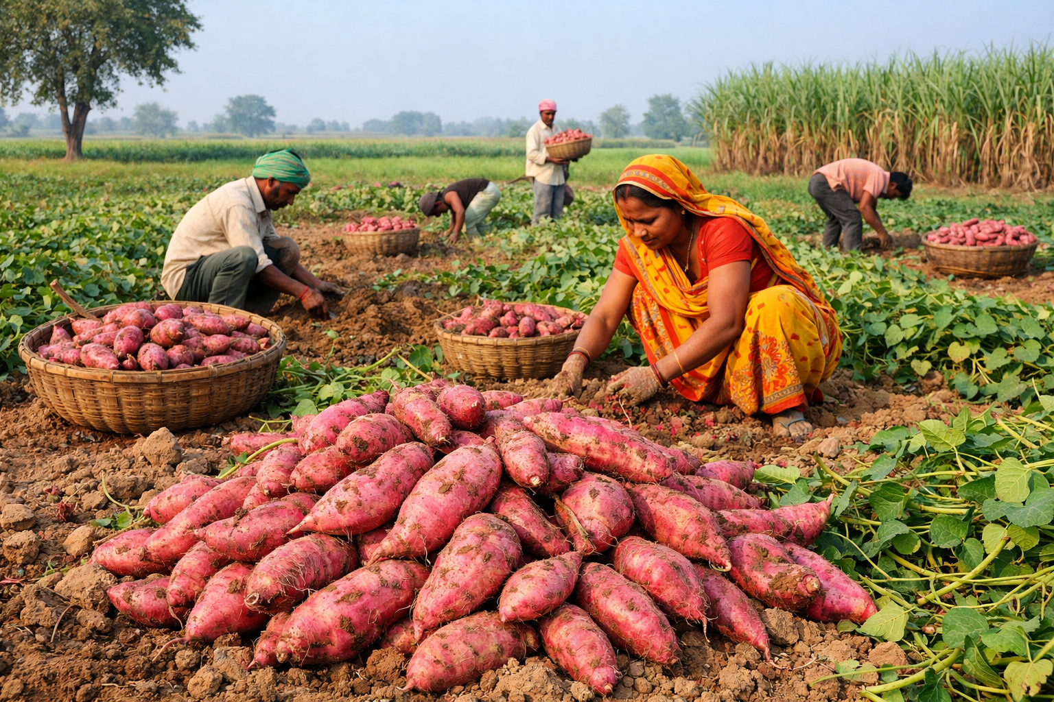 शकरकंद खेती
